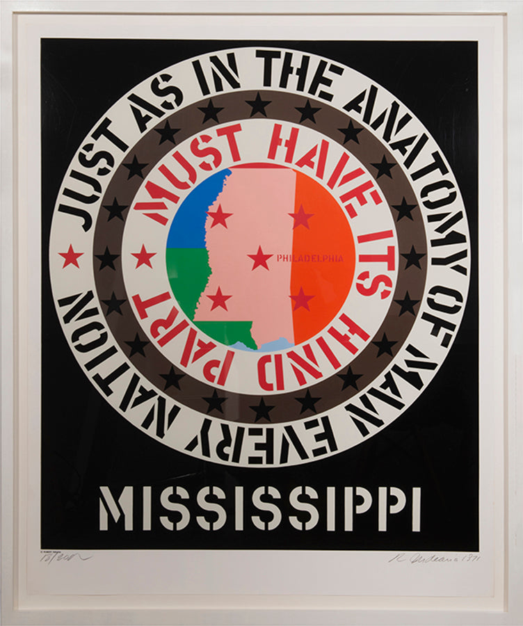 Robert Indiana, Decade Portfolio, 1971, ten screenprints, signed by the artist, from the edition of 200, on Schoellers Parole paper