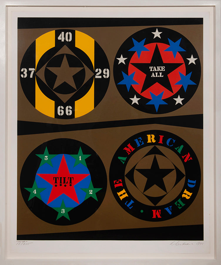 Robert Indiana, Decade Portfolio, 1971, ten screenprints, signed by the artist, from the edition of 200, on Schoellers Parole paper