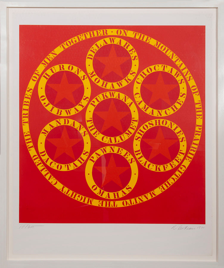 Robert Indiana, Decade Portfolio, 1971, ten screenprints, signed by the artist, from the edition of 200, on Schoellers Parole paper
