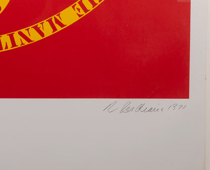 Robert Indiana, Decade Portfolio, 1971, ten screenprints, signed by the artist, from the edition of 200, on Schoellers Parole paper