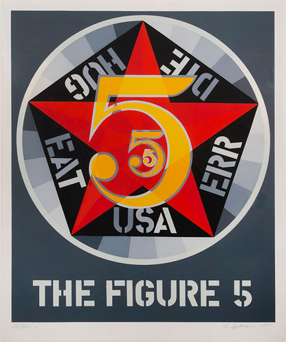 Robert Indiana, Decade Portfolio, 1971, ten screenprints, signed by the artist, from the edition of 200, on Schoellers Parole paper