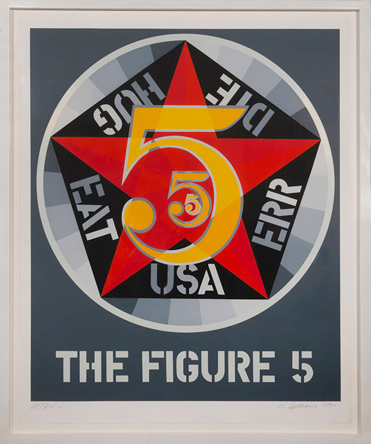 Robert Indiana, Decade Portfolio, 1971, ten screenprints, signed by the artist, from the edition of 200, on Schoellers Parole paper