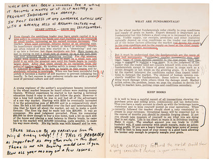 A scarce introductory course to the Science and Secrets of Wheat Trading by Burton Homer Pugh, the author of several works on outsmarting the market.