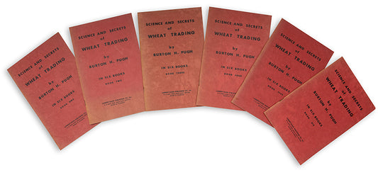 A scarce introductory course to the Science and Secrets of Wheat Trading by Burton Homer Pugh, the author of several works on outsmarting the market.