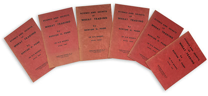 A scarce introductory course to the Science and Secrets of Wheat Trading by Burton Homer Pugh, the author of several works on outsmarting the market.