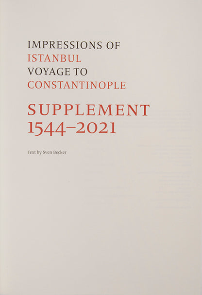 The fifth volume describing the books on Istanbul from the library of Ömer Koç, covering the period from 1544 to 2021.