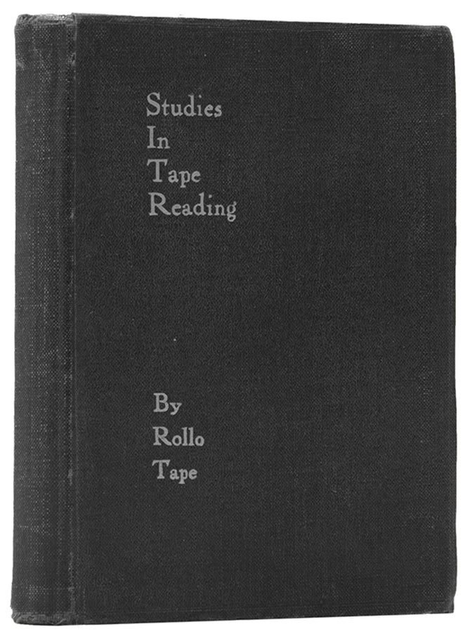 The first work on tape reading, and one of the earliest on market dynamics, published by the leading proponent of technical analysis Richard Wyckoff.