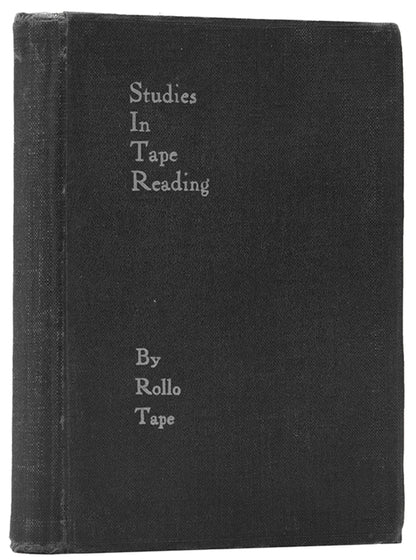 The first work on tape reading, and one of the earliest on market dynamics, published by the leading proponent of technical analysis Richard Wyckoff.