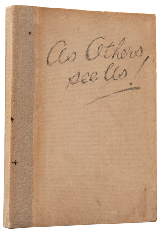 The first edition of John Kennedy's As Others See Us, a series of cariactures of members of the London Stock Exchange, with an index naming the subjects. 