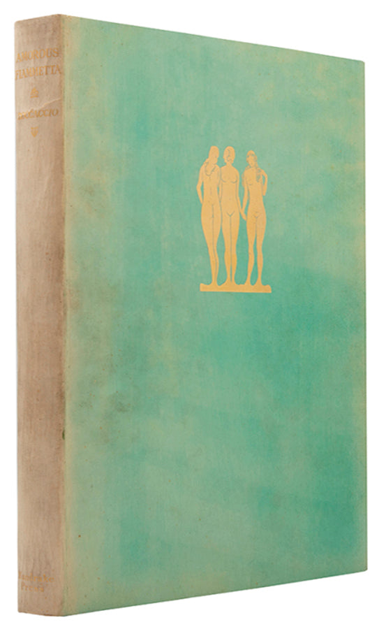 Limited edition of Amorous Fiammetta by Giovanni Boccaccio, illustrated by M. Leone.