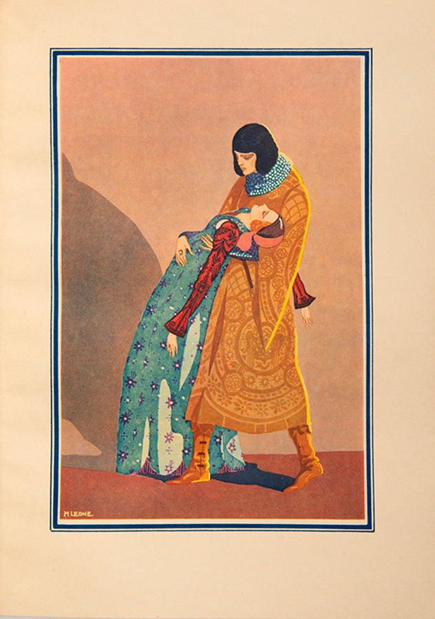 Limited edition of Amorous Fiammetta by Giovanni Boccaccio, illustrated by M. Leone.