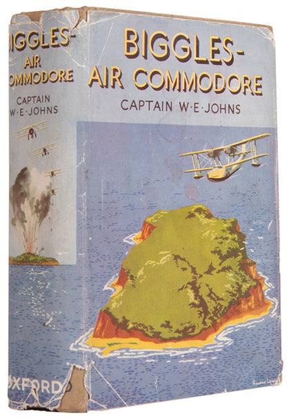 First edition of Biggles Air Commodore by Captain W.E. Johns published in London in 1937.