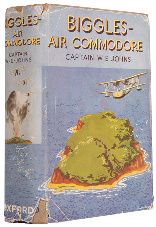 First edition of Biggles Air Commodore by Captain W.E. Johns published in London in 1937.