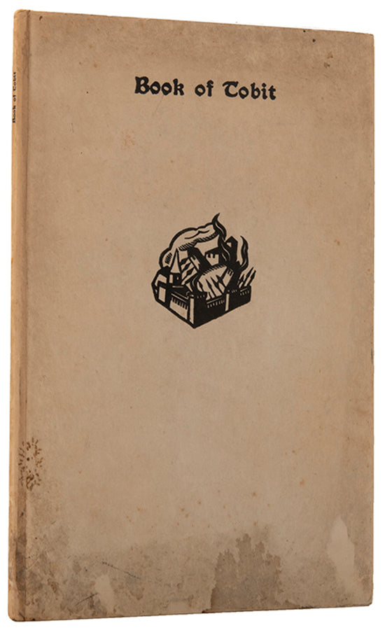 First edition of The Book of Tobit illustrated by Ann Gillmore Carter, published by the Mandrake Press.