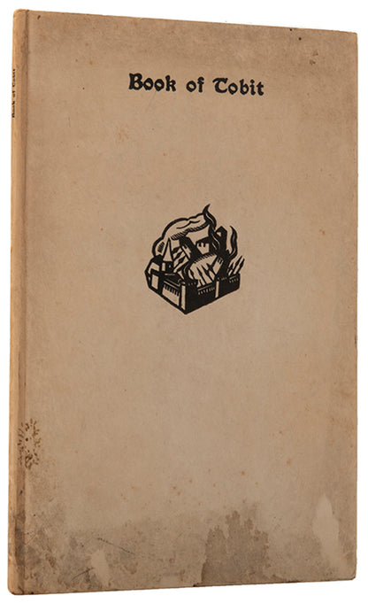 First edition of The Book of Tobit illustrated by Ann Gillmore Carter, published by the Mandrake Press.