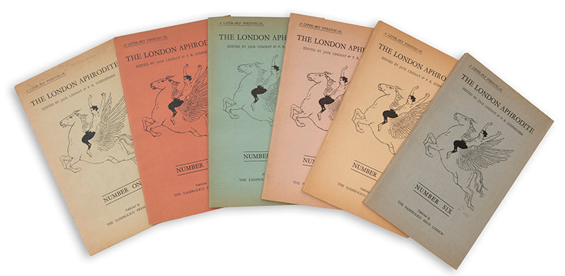 The complete 6 vols of The London Aphrodite, edited by Jack Lindsay and P.R. Stephensen.