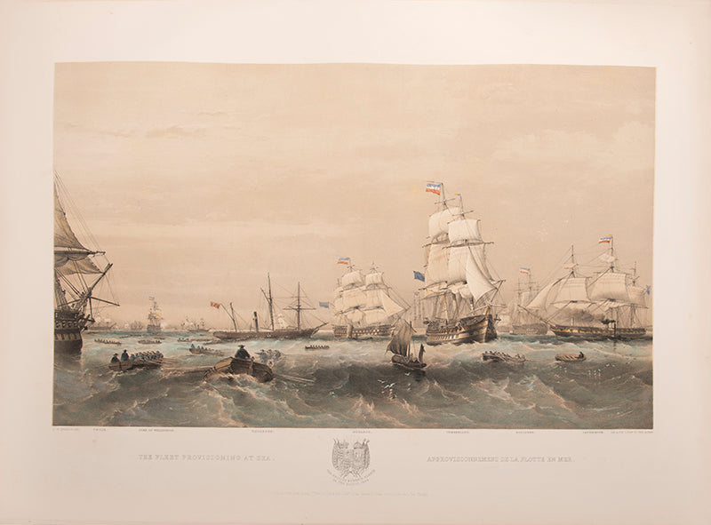 Brierly's fine and rare series of plates of the English and French fleets in the Baltic, during the Crimean War.