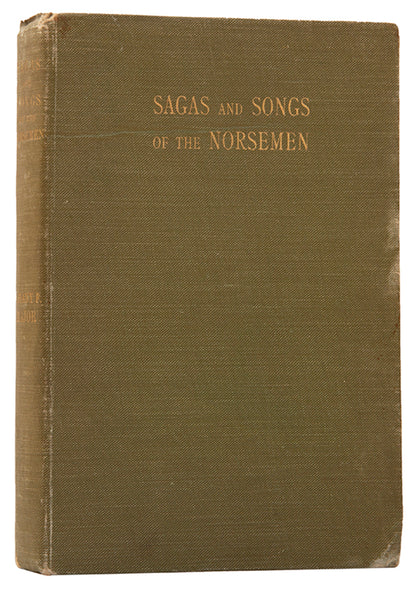 First edition of Sagas and Songs of the Norsemen by Albany F. Major, inscribed by the author.