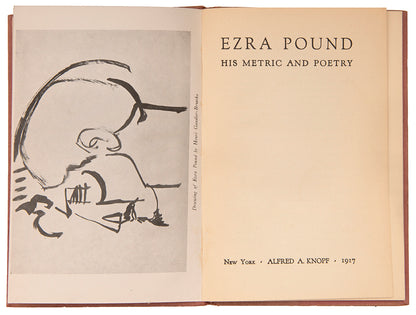 First edition of Ezra Pound: His Metric and Poetry by T.S. Eliot.