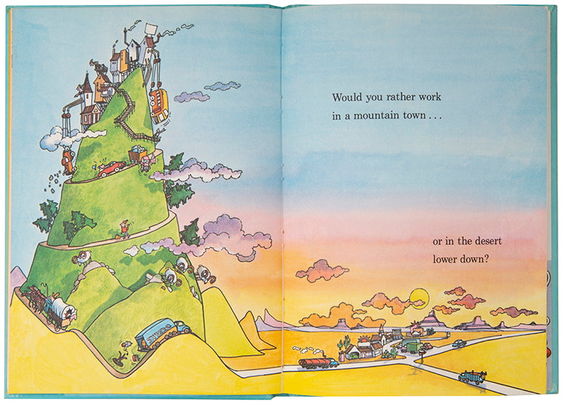 A rare first edition of Dr Seuss',  Maybe you should fly a jet! Maybe you should be a vet,  illustrated by Michael J. Smollin