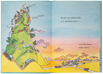 A rare first edition of Dr Seuss',  Maybe you should fly a jet! Maybe you should be a vet,  illustrated by Michael J. Smollin