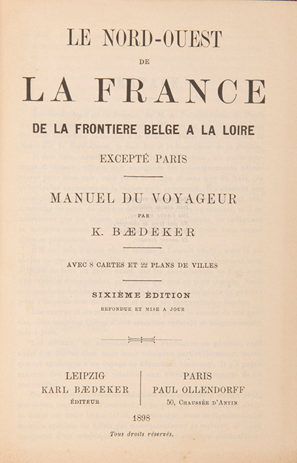 This title covers Normandy Brittany and Picardie.