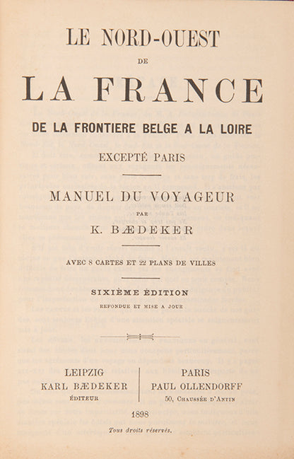 This title covers Normandy Brittany and Picardie.