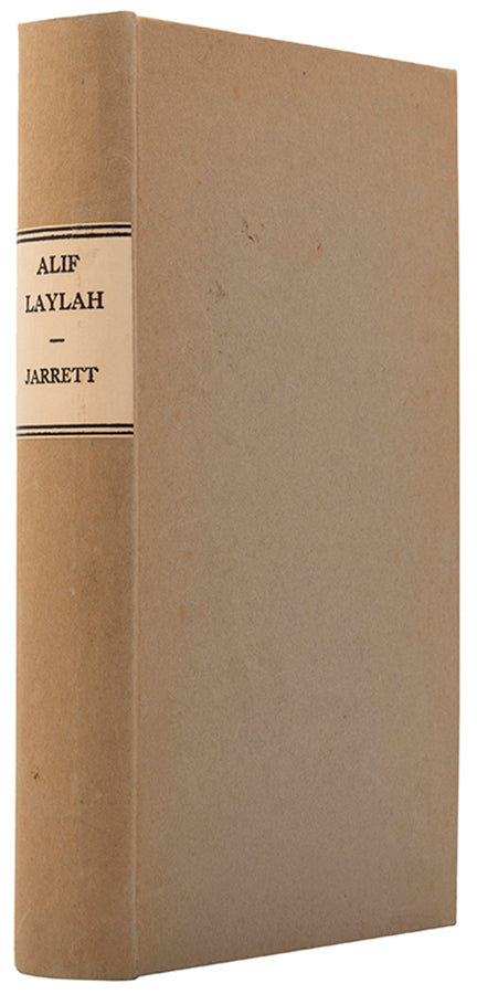 First edition of the Arabian Nights edited by JArrett printed for the Indian Army officers in Calcutta in 1881.
