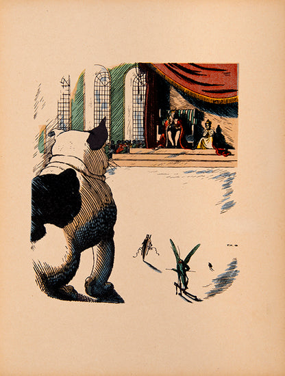 Russian translation of Hans Christian Andersen's tale, Springfyrene, wonderfully illustrated by one of Ukraine's greatest artists, Heorhiy Narbut. 