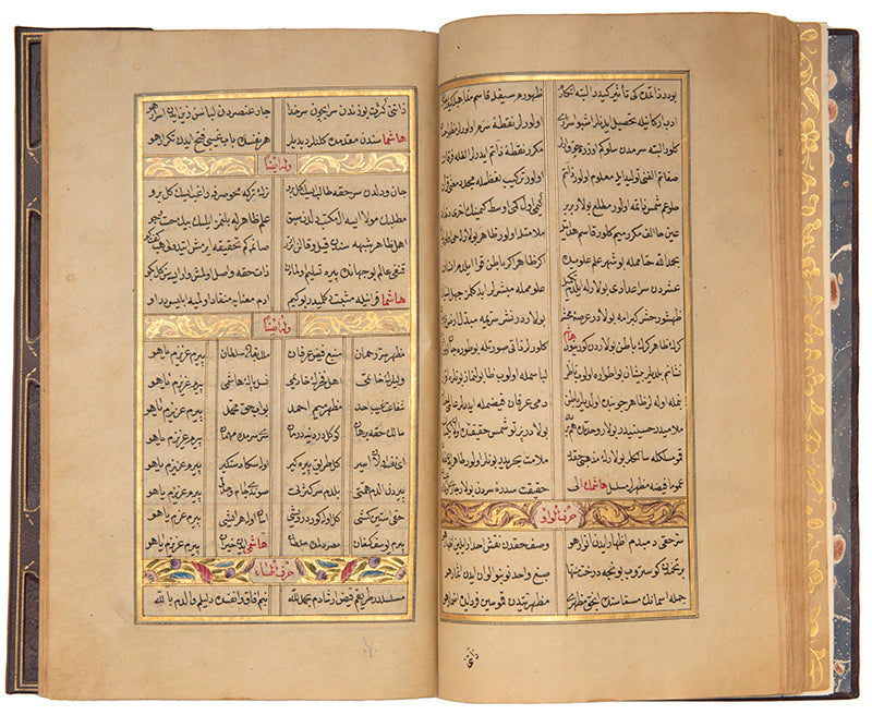 A collection of mystical treatise in poetic form by Jalwati called varidat i mensure we divan from 1829.