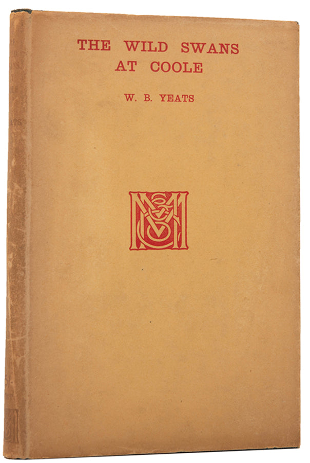 The first Macmillan edition of Yeats' The Wild Swans at Coole, introducing 17 new poems not included in the earlier Cuala Press version.