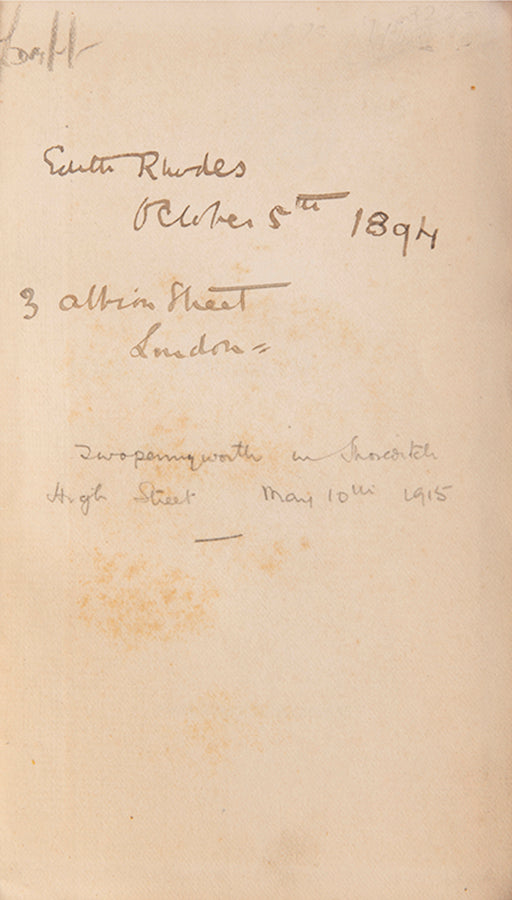 The first edition of Yeat's John Sherman and Dhoya, published under the pseudonym Ganconagh, one of only 356 copies issued in the cloth.
