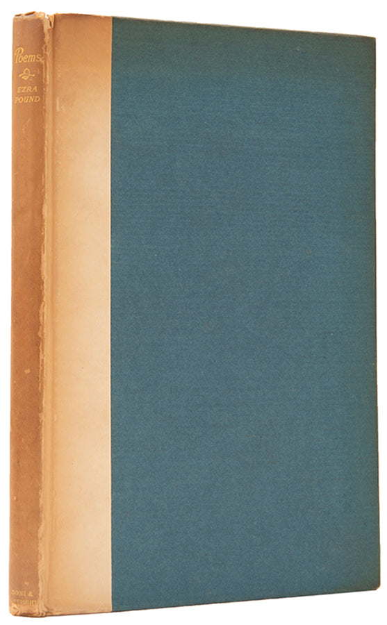 First edition of Poems 1918-21 by Ezra Pound.
