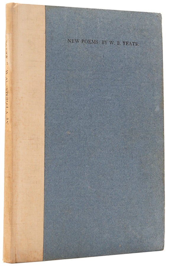 First edition of New Poems by W.B. Yeats, one of 450 copies printed at the Cuala Press.