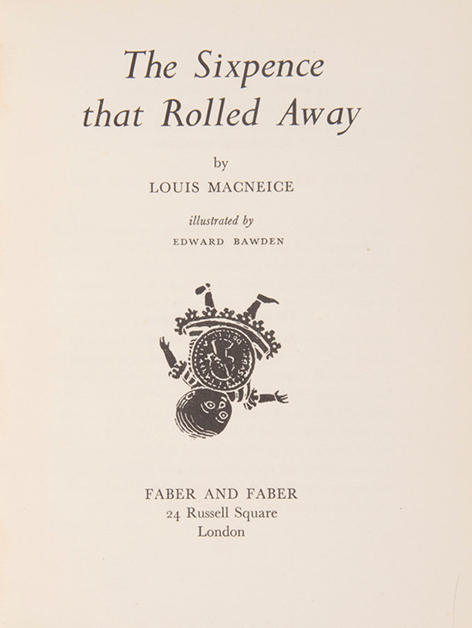 First edition of The Sixpence that Rolled Away by Louis Macneice.