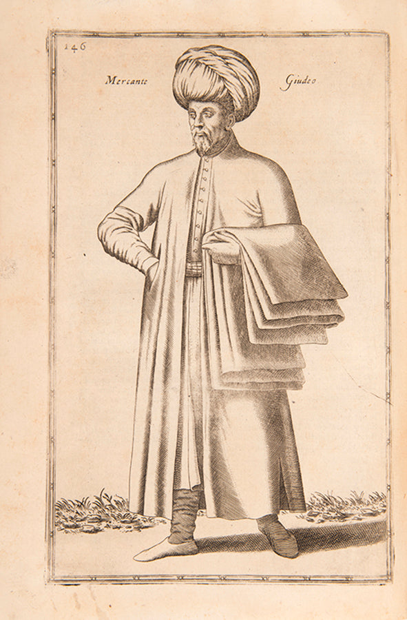 Second, expanded edition in Italian of Nicolas de Nicolay's Le navigationi et viaggi, the finest pictorial introduction to Turkish characters and costume.