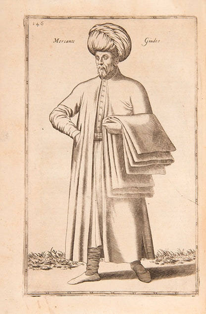 Second, expanded edition in Italian of Nicolas de Nicolay's Le navigationi et viaggi, the finest pictorial introduction to Turkish characters and costume.