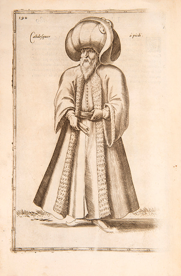 Second, expanded edition in Italian of Nicolas de Nicolay's Le navigationi et viaggi, the finest pictorial introduction to Turkish characters and costume.