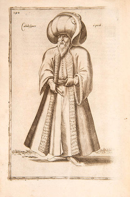 Second, expanded edition in Italian of Nicolas de Nicolay's Le navigationi et viaggi, the finest pictorial introduction to Turkish characters and costume.