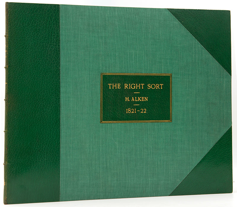 The Schwerdt-Spitz-Bobins copy of this rare early Alken series, issued without a title-page and which Schwerdt says was 'One of the author's favourites'.