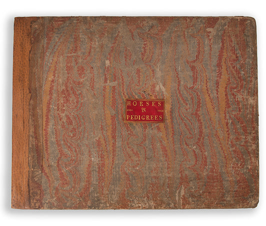 Rare collection of 34 plates of racehorses published by Cheny and Butler.