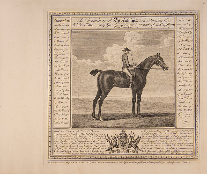 Rare collection of 34 plates of racehorses published by Cheny and Butler.