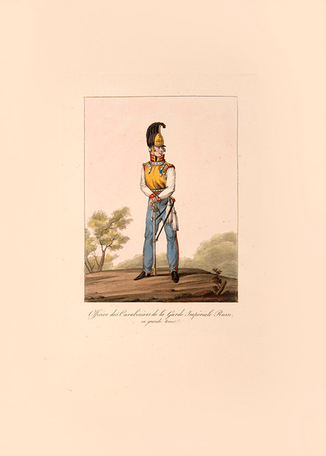 The complete series of attractive military costume plates of British, Russian and Prussian Armies.