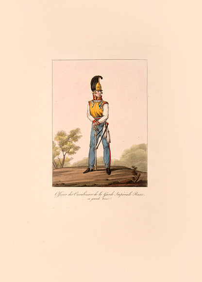 The complete series of attractive military costume plates of British, Russian and Prussian Armies.