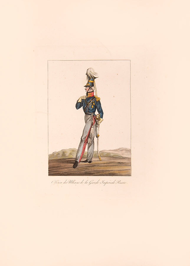 The complete series of attractive military costume plates of British, Russian and Prussian Armies.