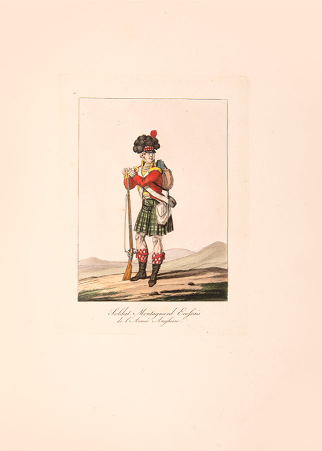 The complete series of attractive military costume plates of British, Russian and Prussian Armies.