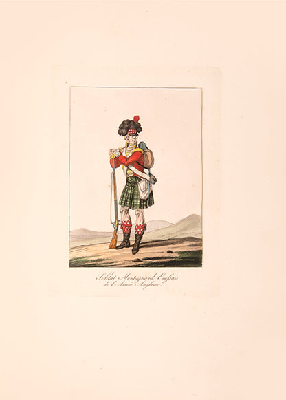 The complete series of attractive military costume plates of British, Russian and Prussian Armies.