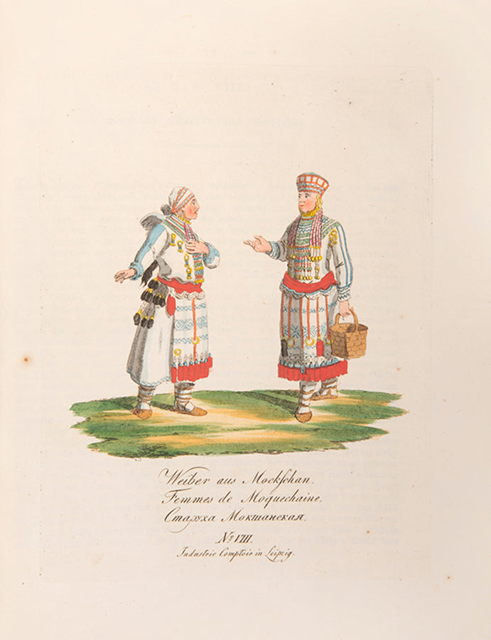 First edition of this illustrated description of peoples governed by the Russian Tsar, Alexander I.