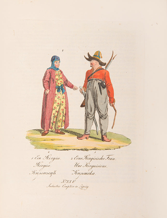 First edition of this illustrated description of peoples governed by the Russian Tsar, Alexander I.