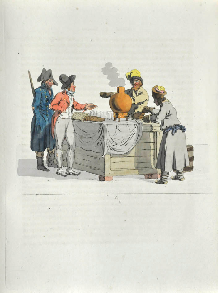 Fine fresch copy of Richter's Sitten, Gebrauche und Kleudung der Russen, an important illustrated work on Russian Habits and costumes